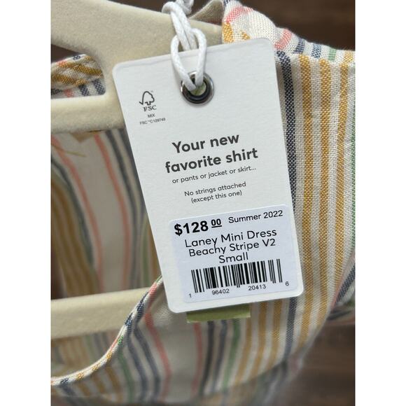 NWT Marine Women's Layer Laney Tiered Mini Dress in Beachy Stripe Size Small - Picture 13 of 13